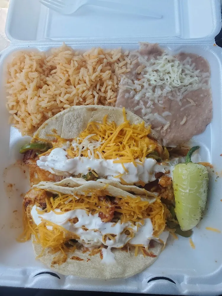 Shrimp Taco Combo Plate